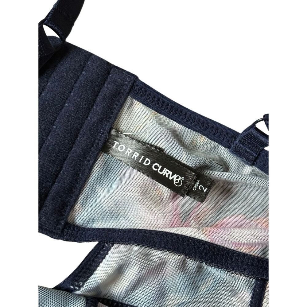 Torrid Curve Simply Mesh Bodysuit Size 2 Us 2x 18… - image 5